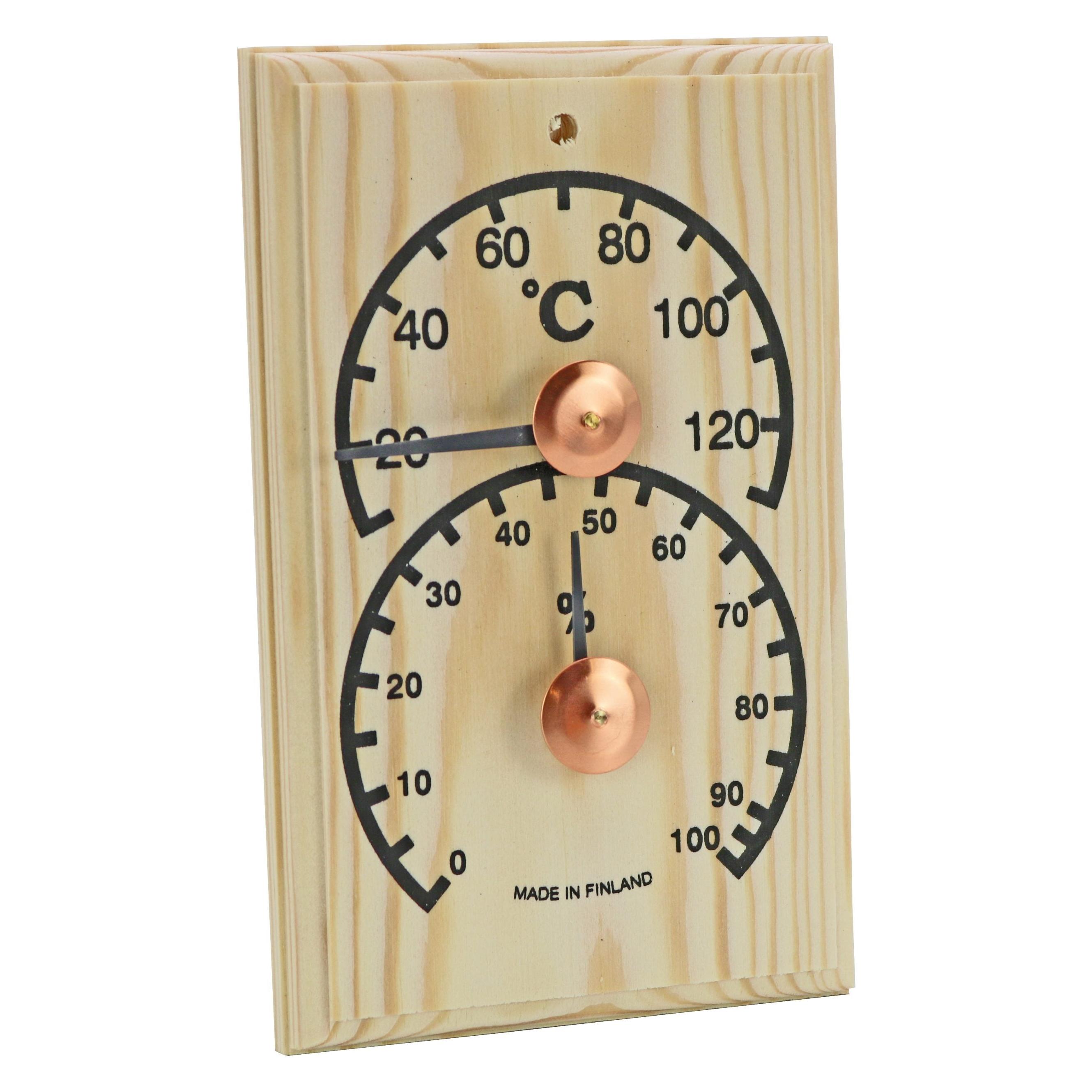 Saunia Saunathermometer - Hydrometer, Kiefernholz (52281096)