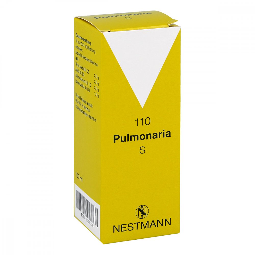 NESTMANN Pharma GmbH Pulmonaria S 110 Tropfen 01828356