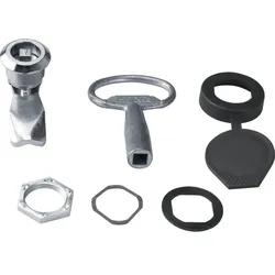 Hager Schließ.,univers,vierk.7mm,m.Schlüssel
