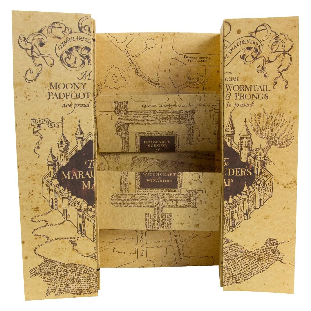 Noble Collection Harry Potter Replik 1/1 Die Karte des Herumtreibers (Französisch) (NN7888)
