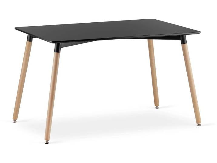 Schwarzer Esstisch ADRIA 120x80 cm