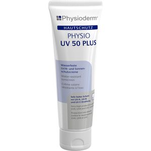 Physioderm Sonnencreme Physio UV 50 Plus, LSF 50, 100ml, wasserfest