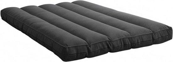Comfortabele Dikke Opvouwbare Tweepersoons Futonmatras met Wasbare Ribfluwelen Hoes, B/D: 140 x 190 cm