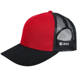 JAKO Club Cap 142 - chili rot/schwarz Senior