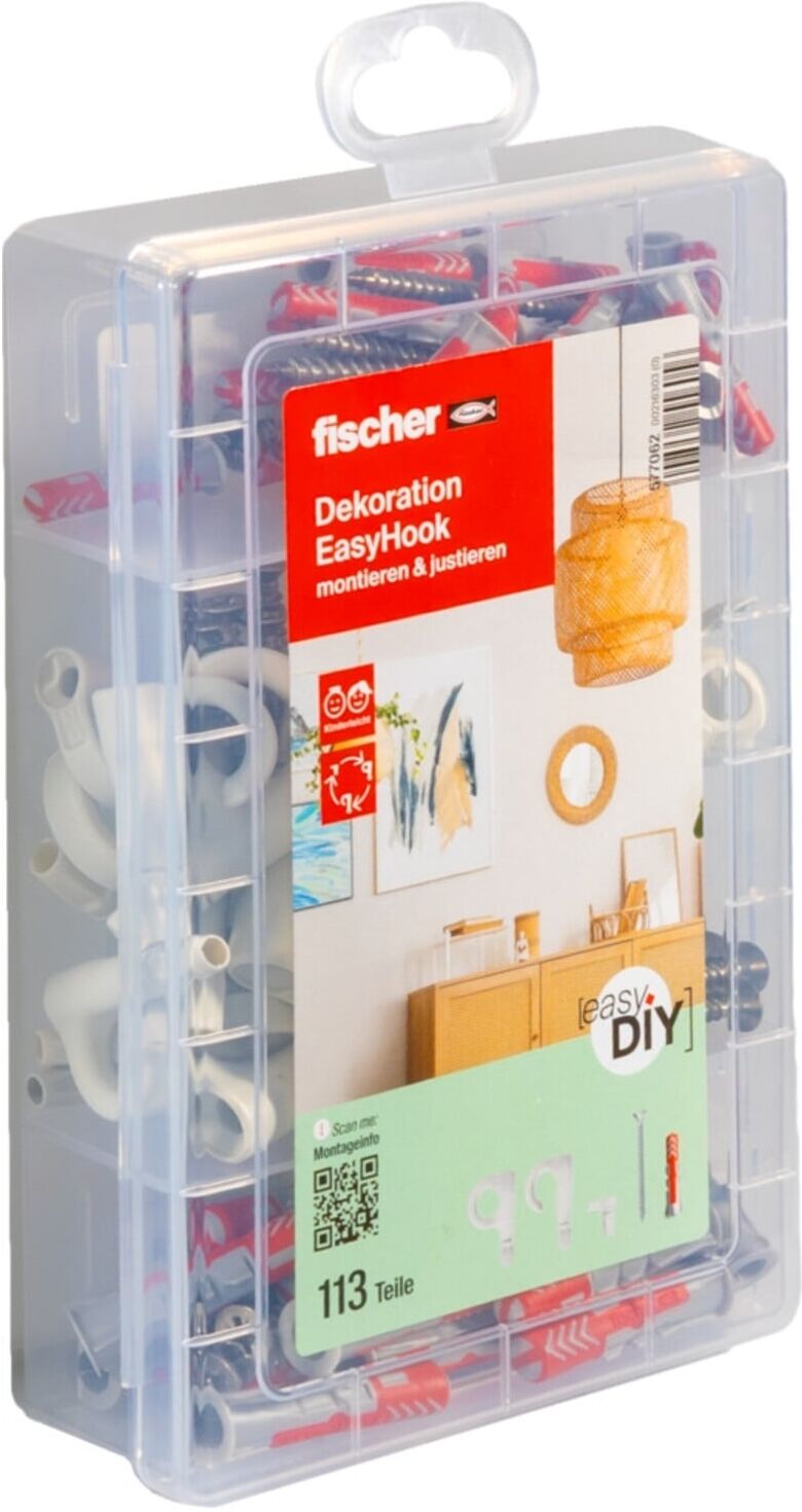 fischer easyDIY Box Dekoration + Schraube (113 Teile) (577062)