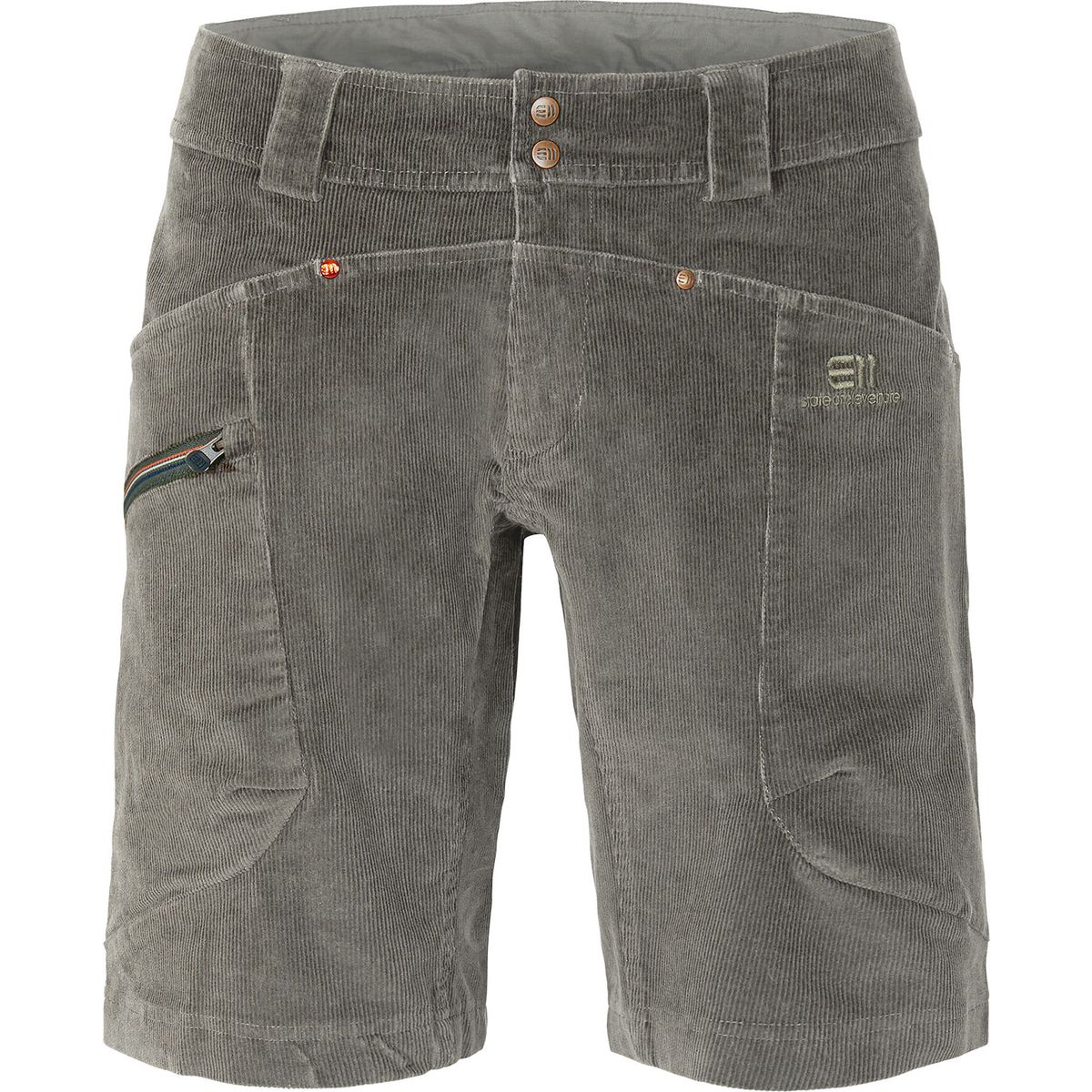Elevenate Men Après Cord Shorts gray green (011) M 236-22011004