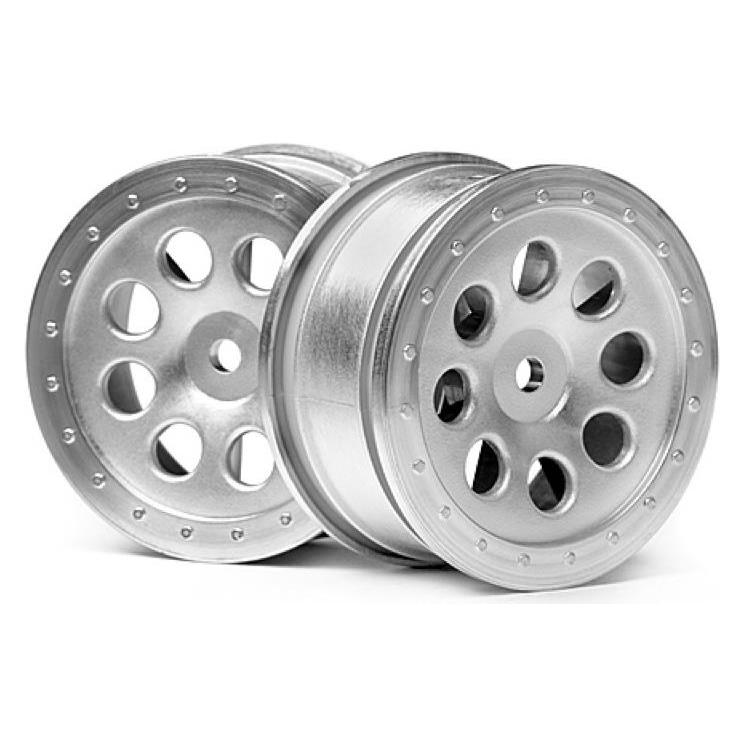 HPI Mini Trophy Felgen ST-8 Chrom-mate (0mm OFFSET/2Stk) (103037)
