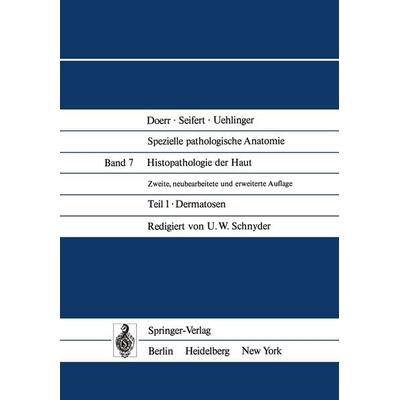 Histopathologie der Haut, Taschenbuch von G. Achten,E. H. Beutner,T. P. Chorzelski,E. Frenk,E. Grosshans, Springer Berlin, 978-3-642-66884-5