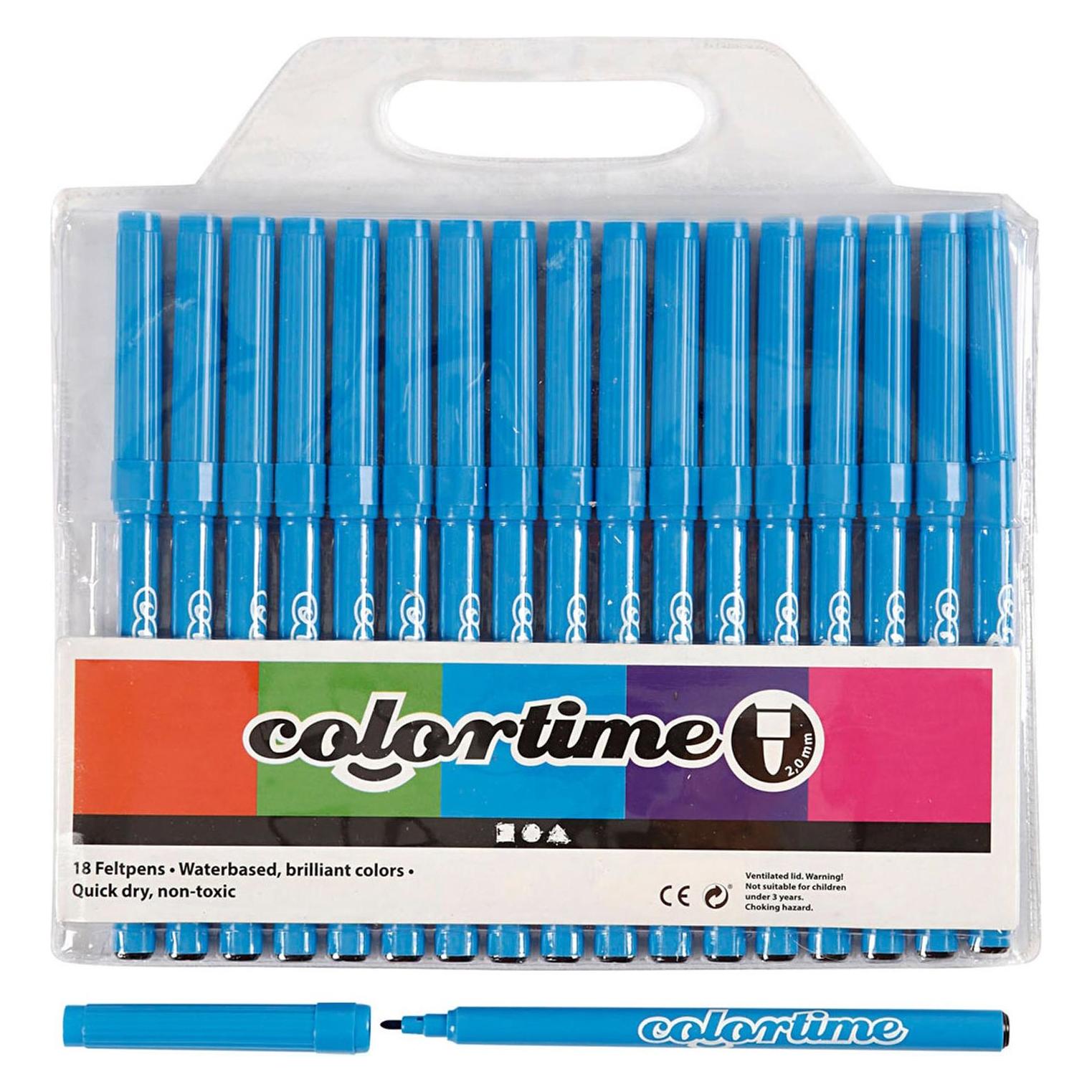 Creativ Company Hellblaue Marker, 18 Stk. (18x) (I98 GMN29545)