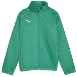 PUMA teamGOAL Allwetterjacke Kinder 05 - sport green/puma white 140