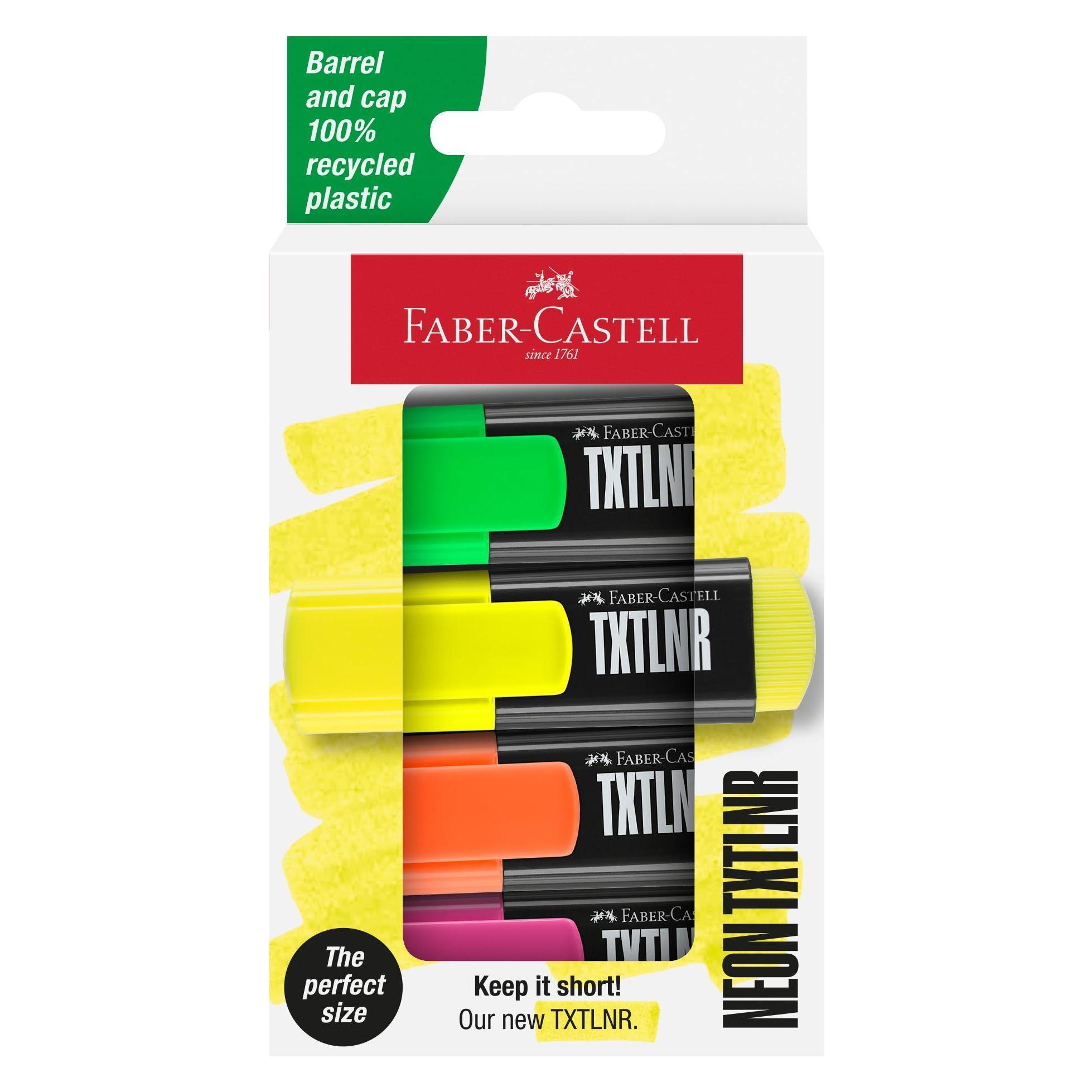 Faber-Castell Textmarker TXTLNR SF 4er Kartonetui (4x) (154204)