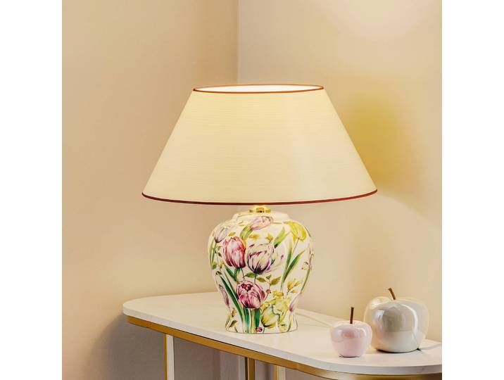 Menzel Tischlampe LIVING, weiß / opal, für Wohn- / Esszimmer, Kunststoff
