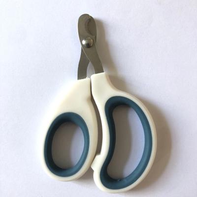 Multicon Wholesale Hub Cat Nail Clippers For Indoor Cats, Cats And Dogs Pets Nail Clippers, Rabbit Trimmers With Safety Guard white blue