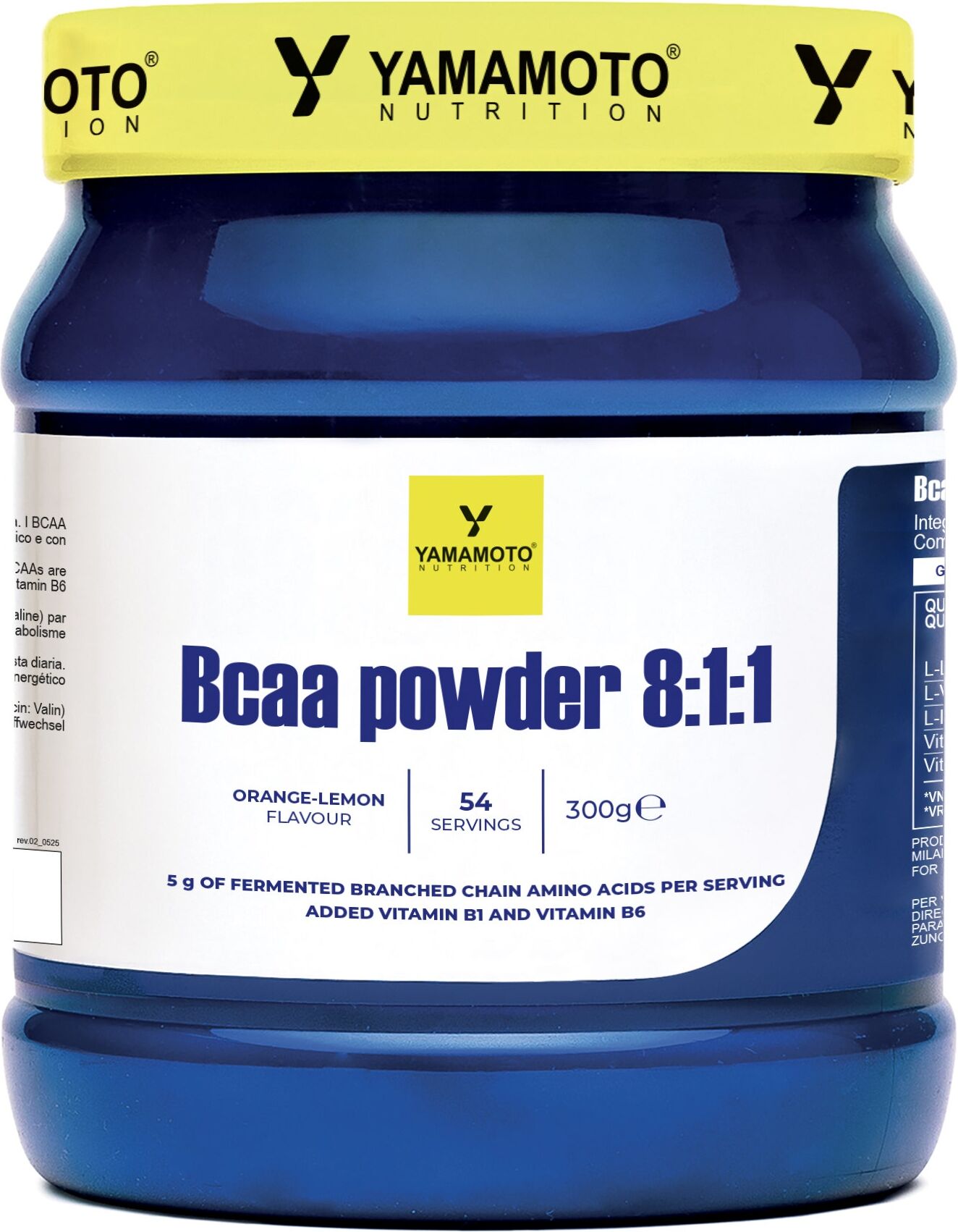 YAMAMOTO NUTRITION Bcaa Powder 8:1:1 300 Grammi 