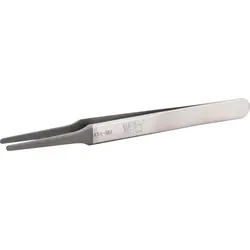 EREM 2ASARU - Präzisionspinzette, flache abgerundete Spitzen, 120 mm
