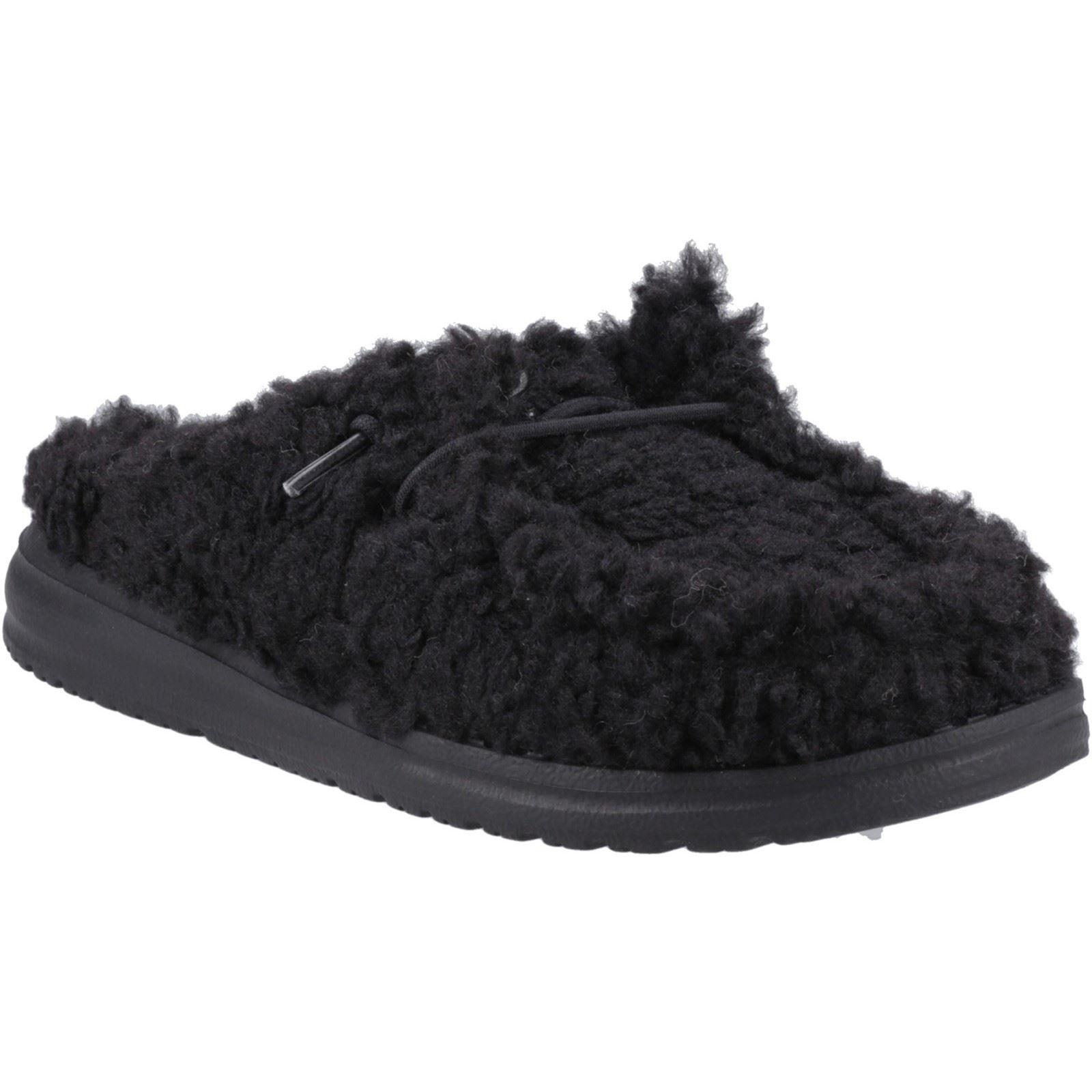 HEYDUDE Wendy Polyester Damen schwarze Mules