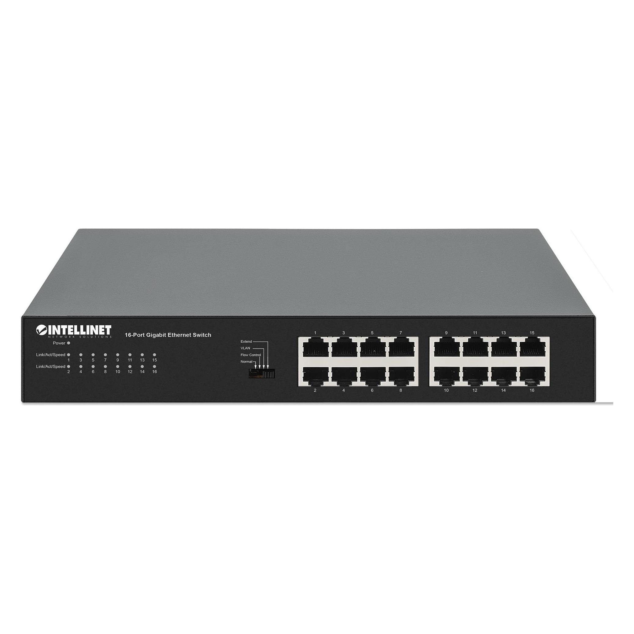 Intellinet 16-Port Gigabit Ethernet Switch (16 Ports) (561815)