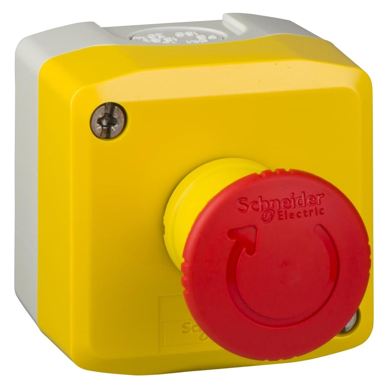 Schneider Electric Emergency Stop Station 1NC Turn Release (XALK178)