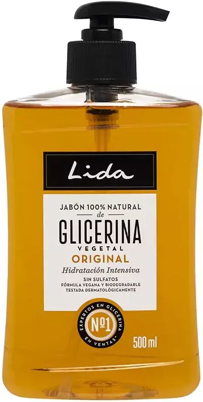 Lida 100 % natürliche Glycerin-Handseife, 500 ml