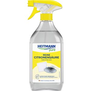 Heitmann Zitronensäure pure 10347030000, Spray, zum Entkalken, lebensmittelsauber & biologisch abbaubar, 500ml