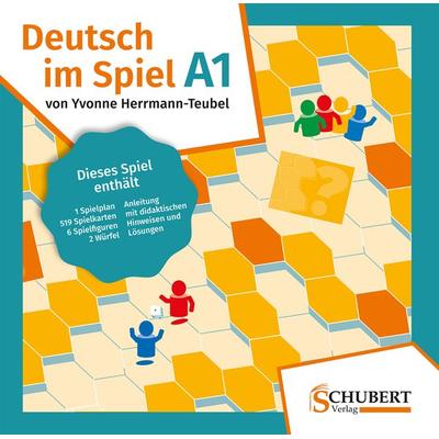 Deutsch im Spiel A1, Game von Yvonne Herrmann-Teubel, Schubert Leipzig, 978-3-941323-33-9