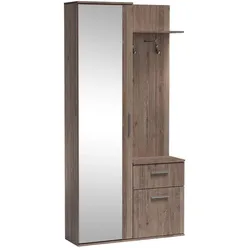GARDEROBENSCHRANK RAMO 97/195/30 Modern Garderobenschrank Braun