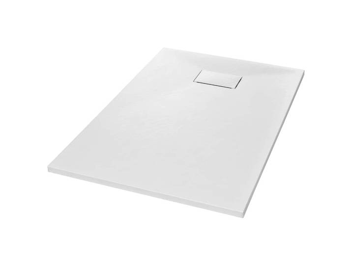 vidaXL Duschwanne Weiss 120/70 Cm, Weiß, 70x2.6x120 cm, Badezimmer, Baden & Duschen, Duschtasse