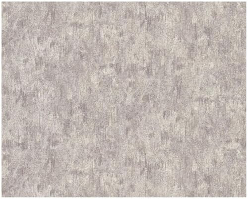 EDEM 410ST14 Structuur behang vliesbehang met metallic effect grijs grijsbeige 10,65 m2
