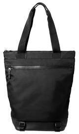 Mercer+Mettle MMB202 Convertible Tote Bag in Deep Black size OSFA   Polyester