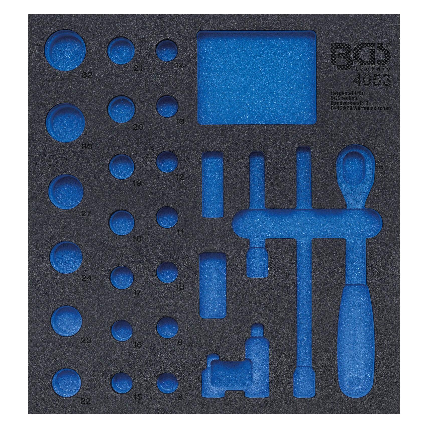 BGS Werkstattwageneinlage 2/3 leer für Art. 4053 (4053-1)