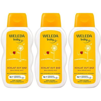 Weleda Calendula Schlaf Gut Bad x3 3x200 ml