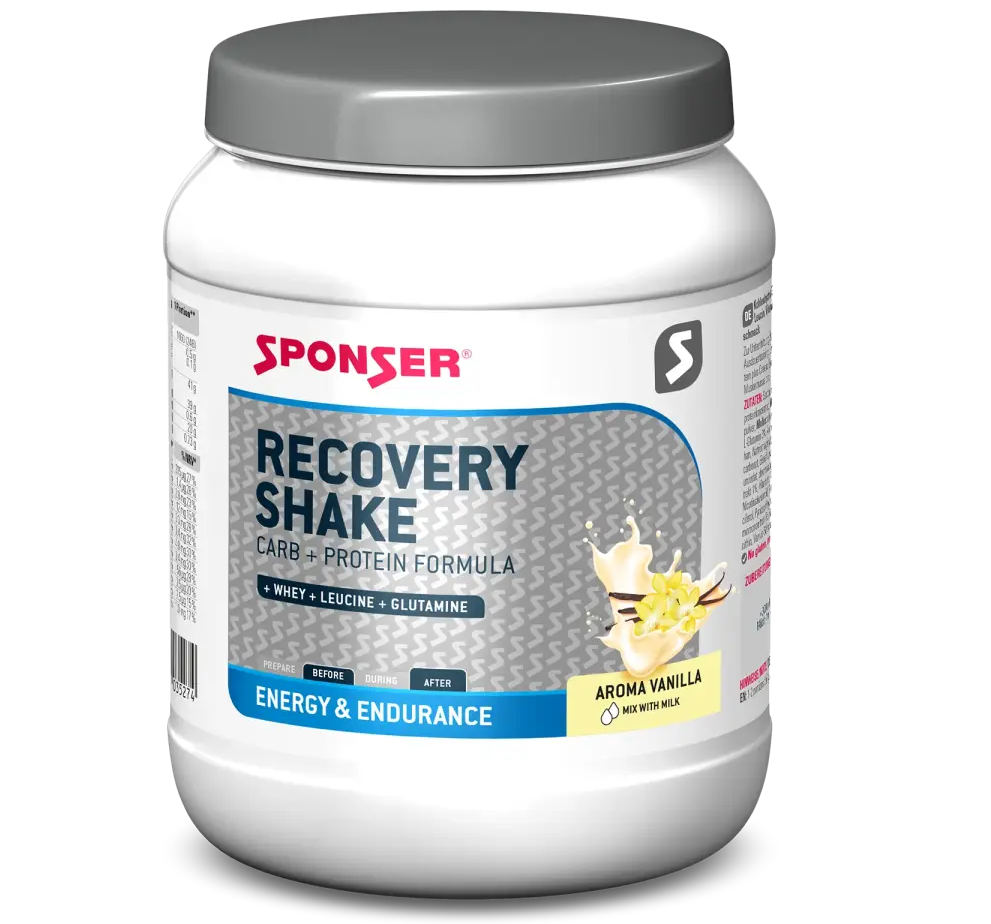 Sponser Recovery Shake Regenerationsgetränk 900g Dose Vanilla