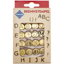 Glorex, Lötgerät, Brennstempel Buchstaben A-L 16-teilig