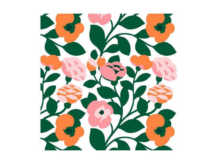 Marimekko Serviette Green green 33x33 cm Lot de 20 Dark Green