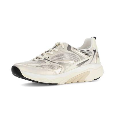 Sneaker GABOR "Sneaker low", Damen, Gr. 40, creme, Schuhe Sneaker