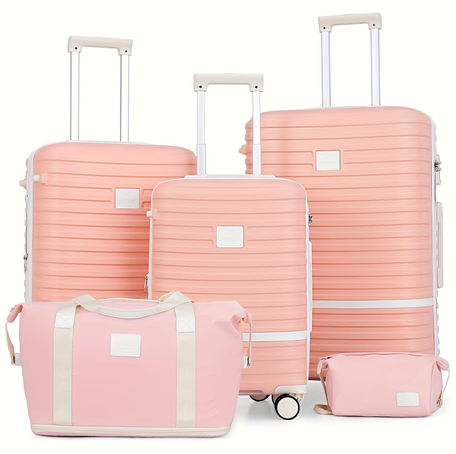 Hartschalen-Koffer-Set - Reisekoffer - Koffer - Gepäck - Handgepäck - Leichtes ABS-Material