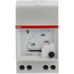 ABB VLM1/500 VLM1-500 Voltmeter analog Direktmessung, 0-500VAC 2CSM110220R1001 VLM1500