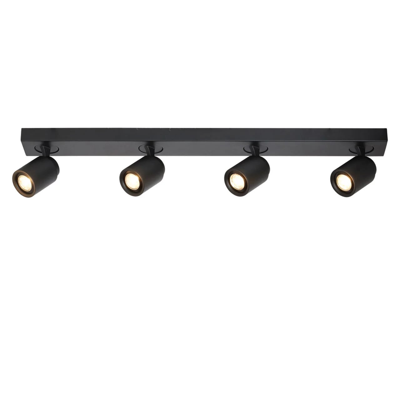 Freelight Spot Razza 4-lichts GU10 zwart L 76 cm