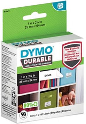 Dymo 1976411 Etiqueta para endereços texto preto sobre  branco 25x54mm