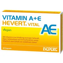 VITAMIN A+E Hevert Vital Kapseln 60 St