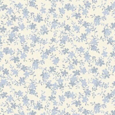 Laura Ashley Misterton Trail Pale Seaspray Blue Wallpaper