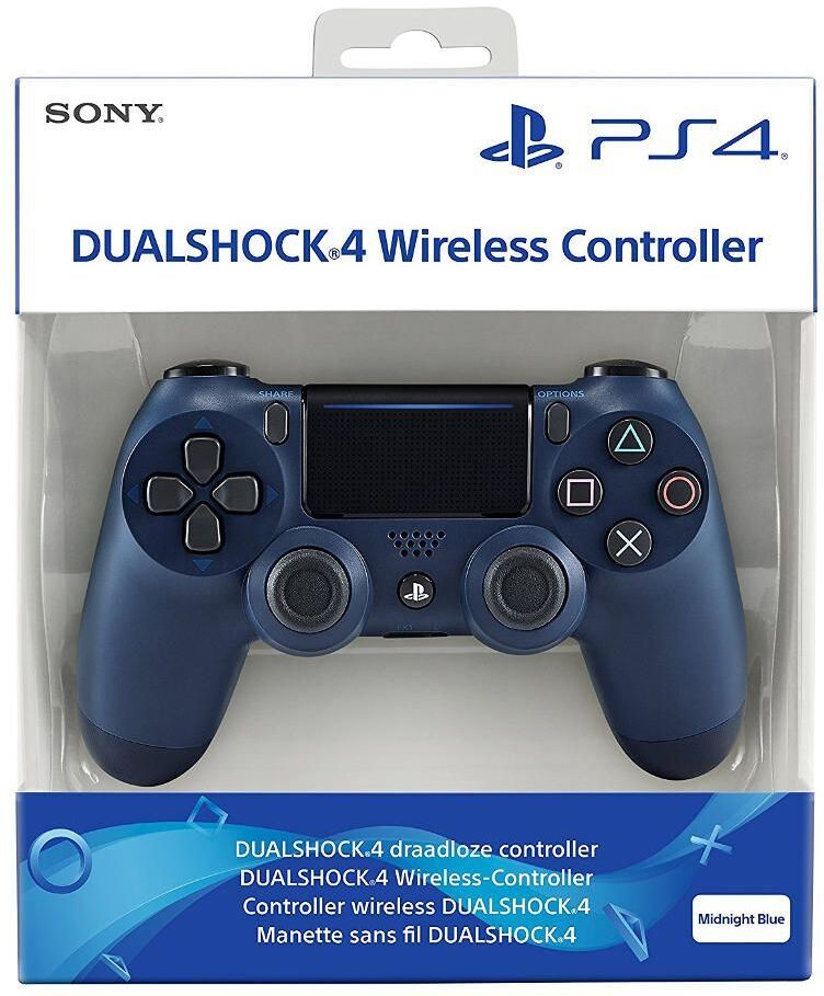 Ohjain DualShock 4 Midnight Blue SONY PS4 (Käytetty)
