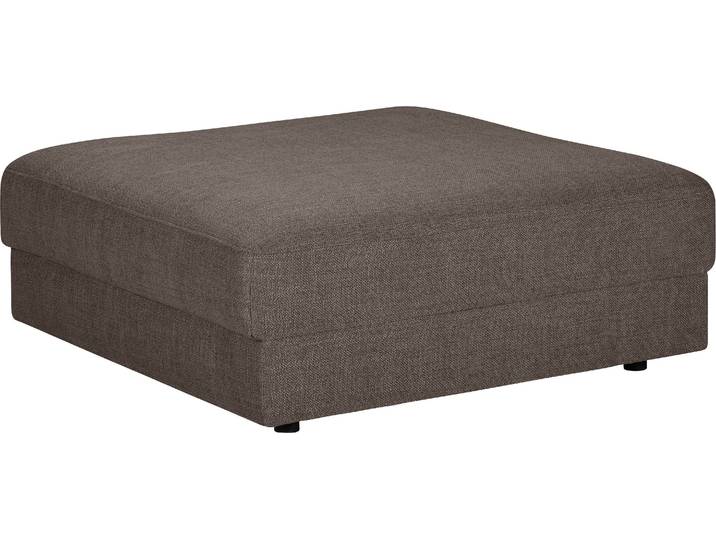 Polsterhocker TRENDMANUFAKTUR Bourbon , braun (walnut), B:133cm H:43cm T:133cm, 100% Polyester, Hocker, Polsterhocker, In verschiedenen Grössen erhältlich