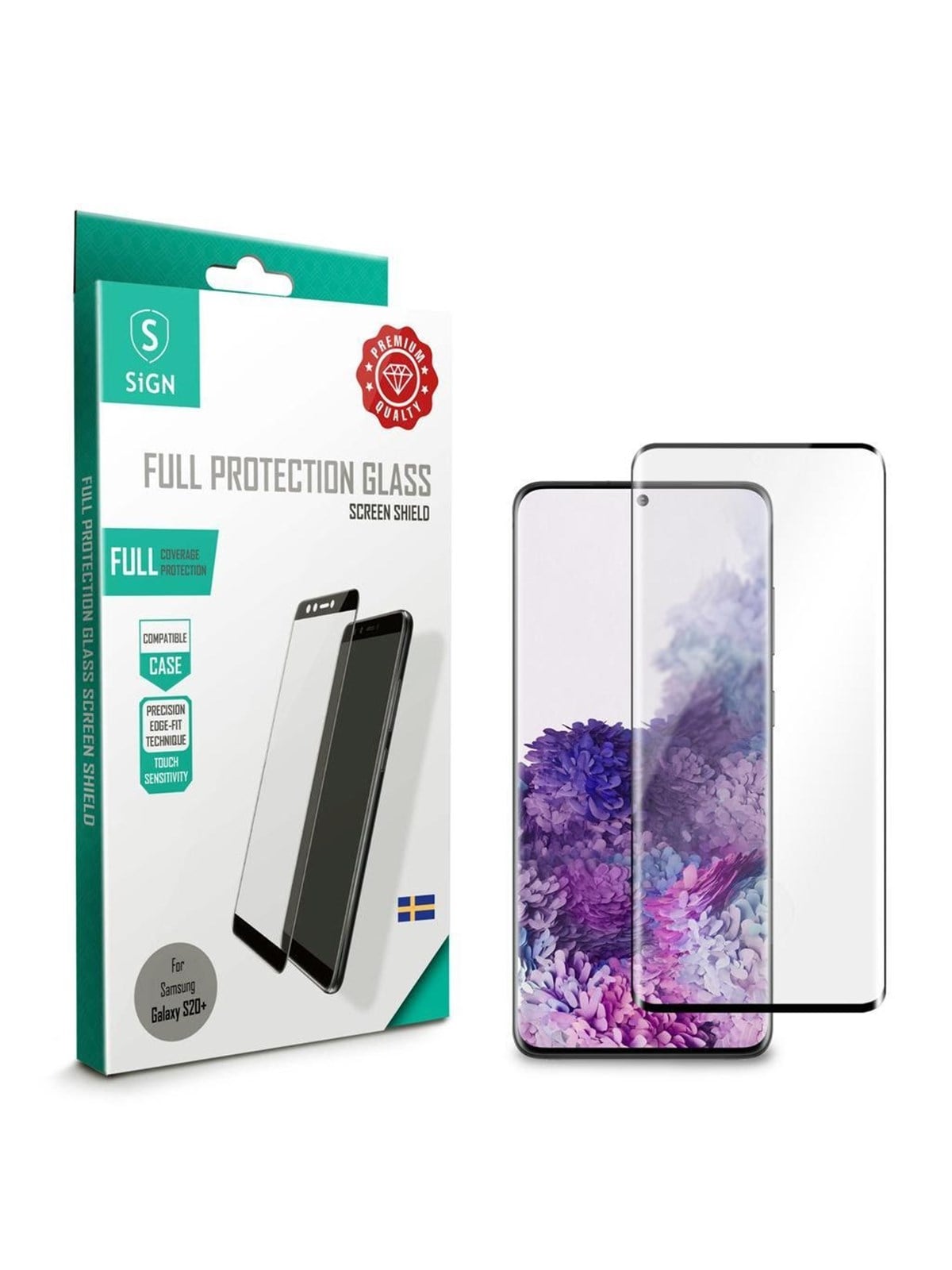 SiGN Galaxy S20 Plus Screen Protector Tempered Glass + Applicator