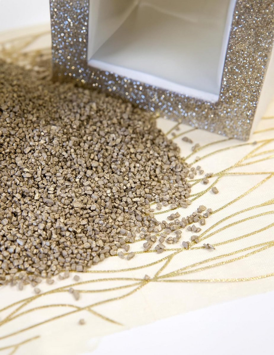Goudkleurige Decoratieve Zandkorrels voor Tafeldecoratie