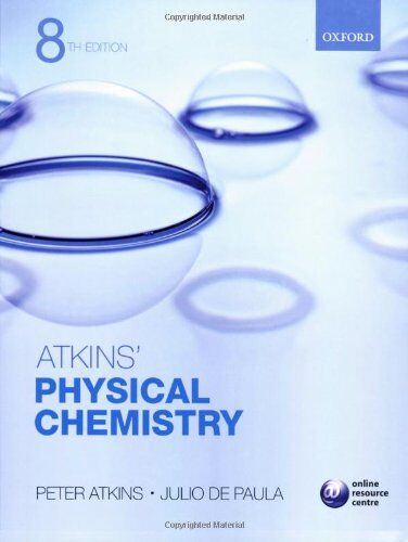 Atkins, Peter William - Physical Chemistry - Preis vom 09.10.2026 07:28:09 h