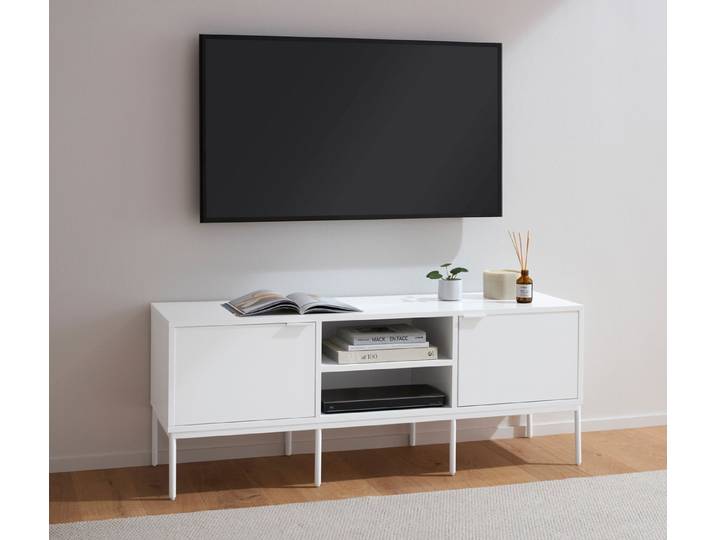 s.Oliver TV-Schrank Kallby (1-St) lackiertes MDF, Kabelmanagement, Soft-Close Funktion, Breite 140 cm