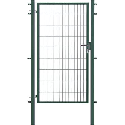 Zauneinzeltür GARDEN 'N' MORE "Einzeltor Excellent", grün, B:100cm H:180cm, Stahl, Tore, 183 cm hoch, grün