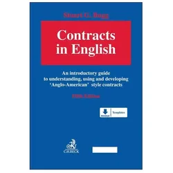 Contracts in English, Fachbücher von Stuart G. Bugg