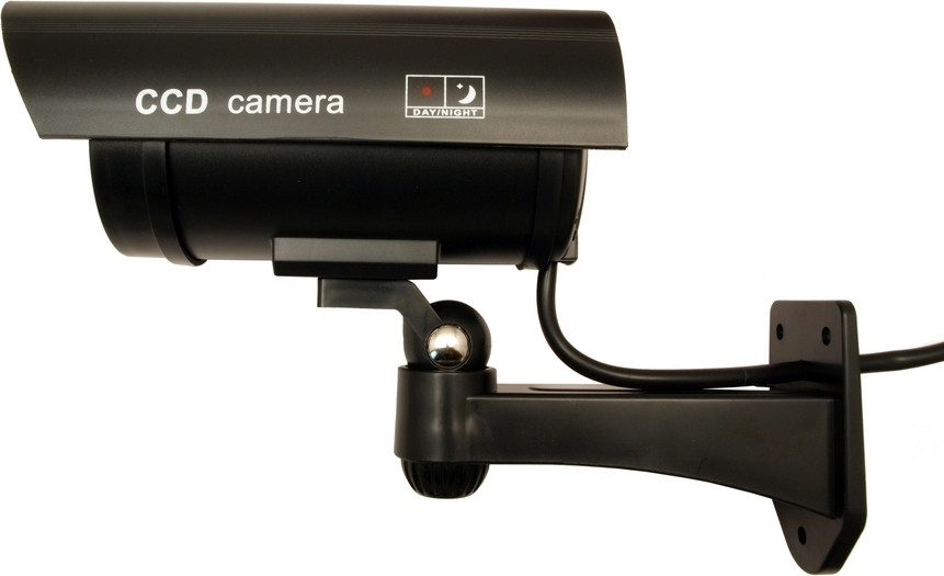 Maclean Waterdichte nepcamera met knipperende LED-verlichting